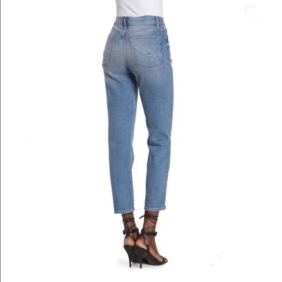NEW Hudson Zoeey High Rise Straight Leg Light Blue Denim Jeans Size 25 - Picture 5 of 7